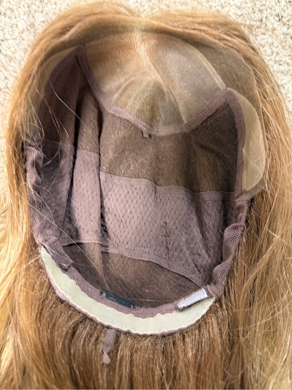 Zara Lite Jon Renau Layered Synthetic Wig Brown Blonde Hand Tied Monofilament - Picture 10 of 17